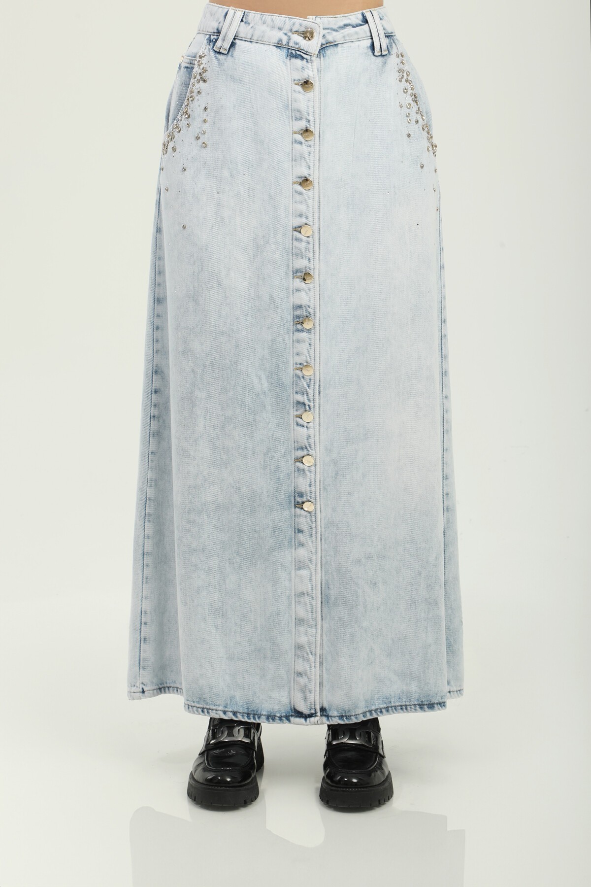 BATTAL ETEK UZUN CEP AĞZI  DÜĞMELİ